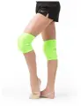 Наколенники для гимнастики и танцев Solo зеленые неон, размер XX
