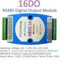 Eletechsup DC 12В 24В 8DI-8DO 16DI 16DO RS485 PLC расширение платы