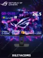 ASUS 26.5 Монитор ROG STRIX OLED XG27ACDMS, QD-OLED,2K,280Гц, черный, черно-серый