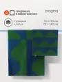 Комплект махровых полотенец Pragma 26, 70х140+50х90 см, елово-синий