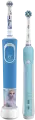 Электрическая зубная щетка Oral-B Family Edition: Pro 1 + Kids Холодное Сердце 2, голубой/бирюзовый
