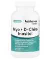 Fairhaven Health, мио-инозитол и D-хиро-инозитол, 120 капсул