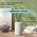 Ароматический диффузор, 100 мл, Черное море, в бетонной вазе Esther (серый)