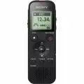 Диктофон Sony ICD-PX470, 4 ГБ, черный, поддерживает линейную запись в формате PCM, динамик большого диаметра