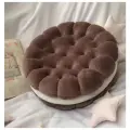Декоративная подушка Baby.Eco.Decor `Печенье с кремом` Дизайнерская `Печенька` орео
