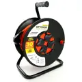 Удлинитель на катушке Stekker STD03-44-30 Standart 4-местный с/з ПВС 3*1,5, оранжевый, 16А, IP44, 30м (29407) 50172 fr_50172