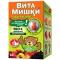 Витамишки био плюс пребиотик пастилки жев., 130 г, 60 шт., 1 уп., ягодный