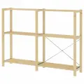 Стеллаж деревянный напольный IKEA Ivar 174х30х124 см, 6 полок, сосна