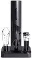 Электрический штопор и набор аксессуаров для вина 5 в 1 Circle Joy Black Warrior Electric Wine Opener Gift Set (CJ-TZ08)
