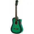 Гитара акустическая 38 Зелёная Матовая (Инструмент начинающего гитариста, Belucci BC3820 GR)