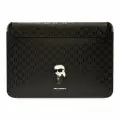 Karl Lagerfeld чехол для ноутбуков 13/14, PU кожа Saffiano Sleeve Monogram NFT Karl Ikonik черный