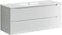Тумба под раковину без столешницы Sancos Norma 2.0 119 см белый глянец
