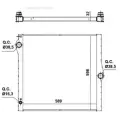 Основной радиатор (двигателя) Nrf 50139 для BMW X5 E70