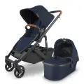 Детская коляска 2в1 UPPAbaby Cruz V2, цвет Noa (Тёмно-синий), артикул производителя 0420-CRZ-EU-NOA / 0920-BAS-EU-NOA