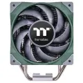 Кулер для процессора Thermaltake Toughair 510, 0.48 А, серебристый/зеленый/серый