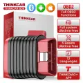 Бесплатное пожизненное обновление THINKCAR BD6 obd2 Сканер Bluetooth, инструмент для диагностики всех систем 5, сброс для 120 автомобильных брендов iOS и Android THINKCAR BD6