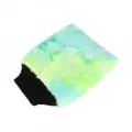 Рукавица для мойки кузова плюшевая особо-мягкая (20x25см) PURESTAR Color-pop wash mitt, зеленая