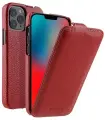 Кожаный чехол флип Melkco для Apple iPhone 12 / 12 Pro (6.1) - Jacka Type, красный