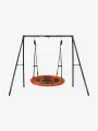 Качели UNIX Kids, уличные, с воротами, пенопласт, оранжевые, 100см