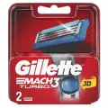 Сменные кассеты для бритья Gillette Mach3 Turbo, 2 шт