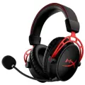 Гарнитура игровая HYPERX Cloud Alpha Wireless (CA002), для компьютера и игровых консолей, мониторные, радио, черный / красный [4p5d4aa]