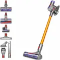 Беспроводной вертикальный пылесос Dyson V8 Absolute SV25 в цвете Silver/Yellow
