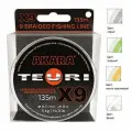Шнур рыболовный плетеный Akara Teuri X-9 White 135 м 0,10