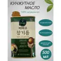 Корейское натуральное кунжутное масло Bibigo от CJ, нерафинированное, 1000 мл