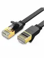 Кабель UGREEN NW106 (11266) Cat 7 U/FTP Lan Cable Flat Design. Длина: 15м. Цвет: черный