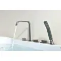 01133-Q Смеситель на борт ванны (5-отв, графит) GANZER