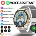 1.43 Amoled экран смарт-часы для мужчин и женщин, с кислородом крови, монитор сердечного ритма, фитнес-трекер, Bluetooth звонки, IP67 водонепроницаемый