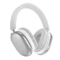 Беспроводные наушники BO27, Игровые полноразмерные наушники с микрофоном, Bluetooth гарнитура, Серебристый