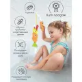 YOOKIDOO Игрушка для ванной Поймай рыбку! магнитная удочка и 3 рыбки с эффектами для детей от 2 лет