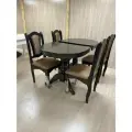 Стол и стулья Презент 130х80/40, в раздвижном виде 170*80. столешница МДФ . ножки из массива березы , венге .
