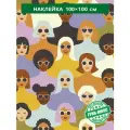 Наклейка декоративная Индивидуальные мадам 100x100 см антивандальная для мебели и любых поверхностей