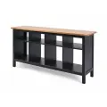Стол консоль Хемнэс Hemnes/ Кымор, 157х40, черный / светло-коричневый