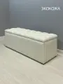 Банкетка 105 (Экокожа) в прихожую, в спальню, обувница, для обуви. Пуфик в прихожую с ящиком, с сидением.