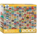 Пазл для взрослых Eurographics 2000 деталей: Автобус Фольксваген Заводной