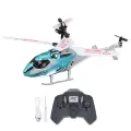 3,5-канальный радиоуправляемый вертолет 2,4 ГГц USB перезаряжаемый реалистичный легкий парящий вертолет из сплава с дистанционным управлением синий