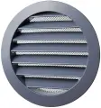 Решетка вентиляционная круглая D125 мм RAL7024 графитовый серый матовый