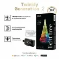 Гирлянда LED Twinkly Light tree RGBW 750, IP44, высота 4 м, Generation II (TWP750SPP-BEU)