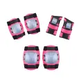 Комплект защиты Rgx 104b Pink размер M, наколенники, налокотники, накладки на запястья, розовый