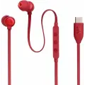 Проводные наушники JBL Tune 310C, USB Type-C, красный (JBLT310CRED)