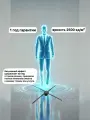 Голографический 3D вентилятор 1024*1024 px(65 см диаметр) светодиодный