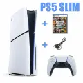 Игровая консоль PlayStation 5 Slim 1ТБ CFI-2000A PS5, PS5 SLIM, ПС5 + диск GTA 5 с дисководом белая