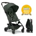 Коляска Joolz Aer+ Forest Green, зеленая, легкая и компактная прогулочная коляска для путешествий