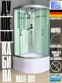 Душевая кабина WeltWasser HALLE 802, 800х800х2170 мм, стекло прозрачное, высокий поддон