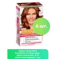 L'Oreal Paris Excellence стойкая крем-краска для волос, 6.41 элегантный медный - 6 шт