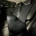 Накидки для Хавал Дагоу (Биг Дог) (2023 - 2026) внедорожник 5 дверей / Haval DaGou (Big Dog) на задние сиденья RS, Алькантара, Черный с синей строчкой