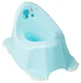 Детский горшок антискользящий Tega Baby Пёс и Кот, голубой